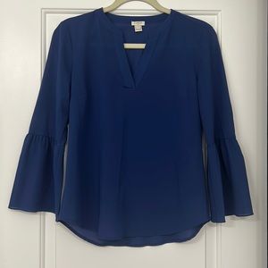 J crew puff sleeve top